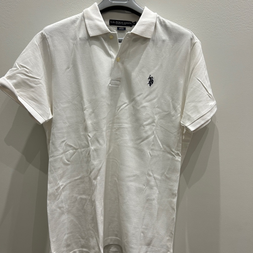 U.S. Polo Assn. White Polo Shirt